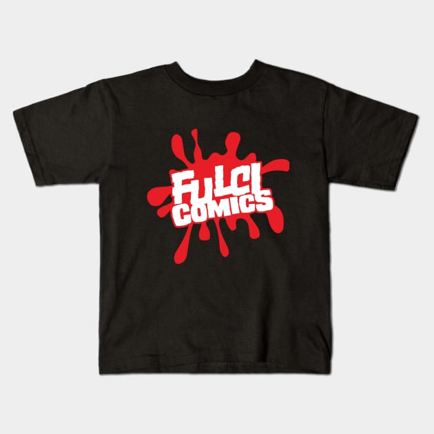 Fulci Comics Logo Kids T-Shirt by EibonPress